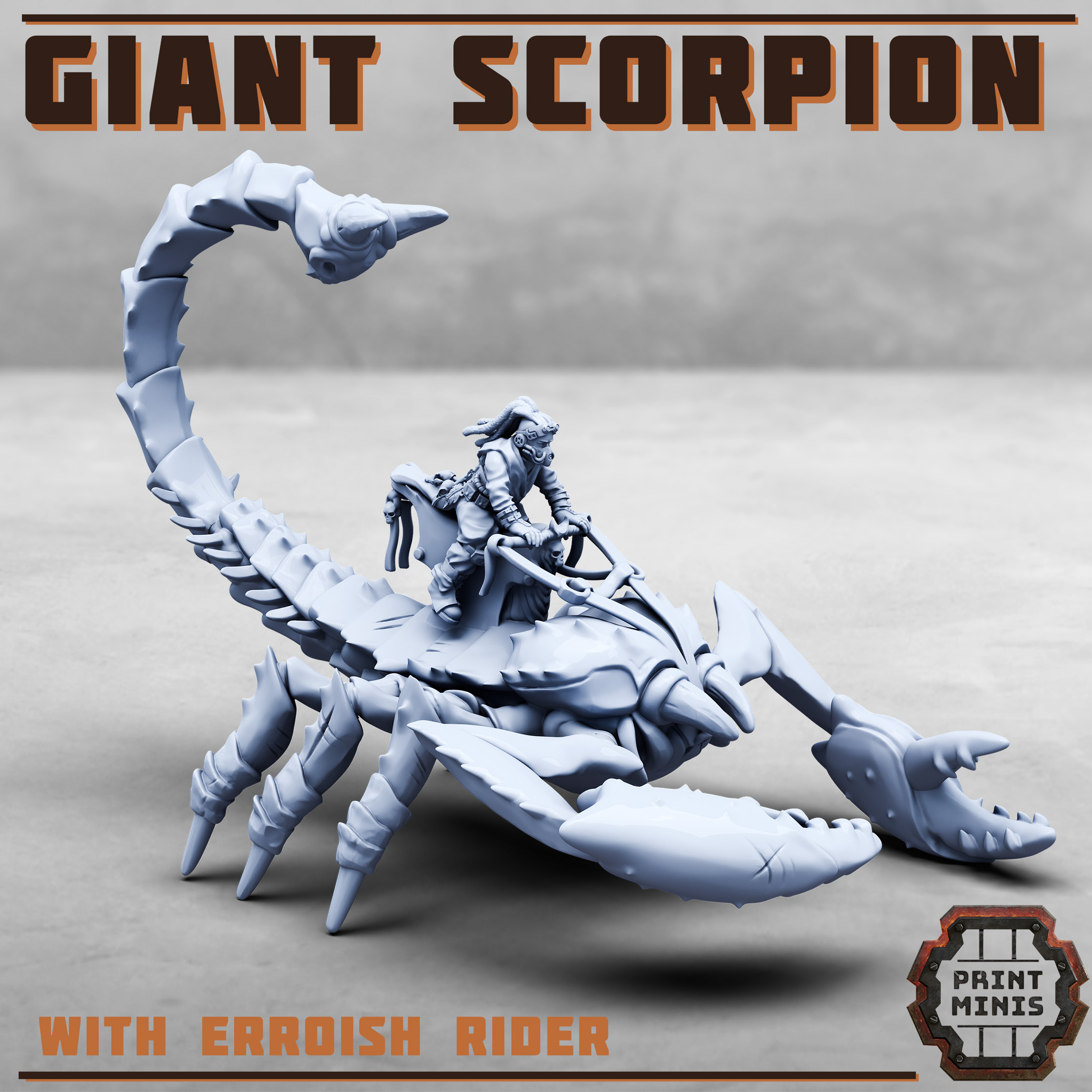 Giant Scorpion with Erroish Tribe Rider